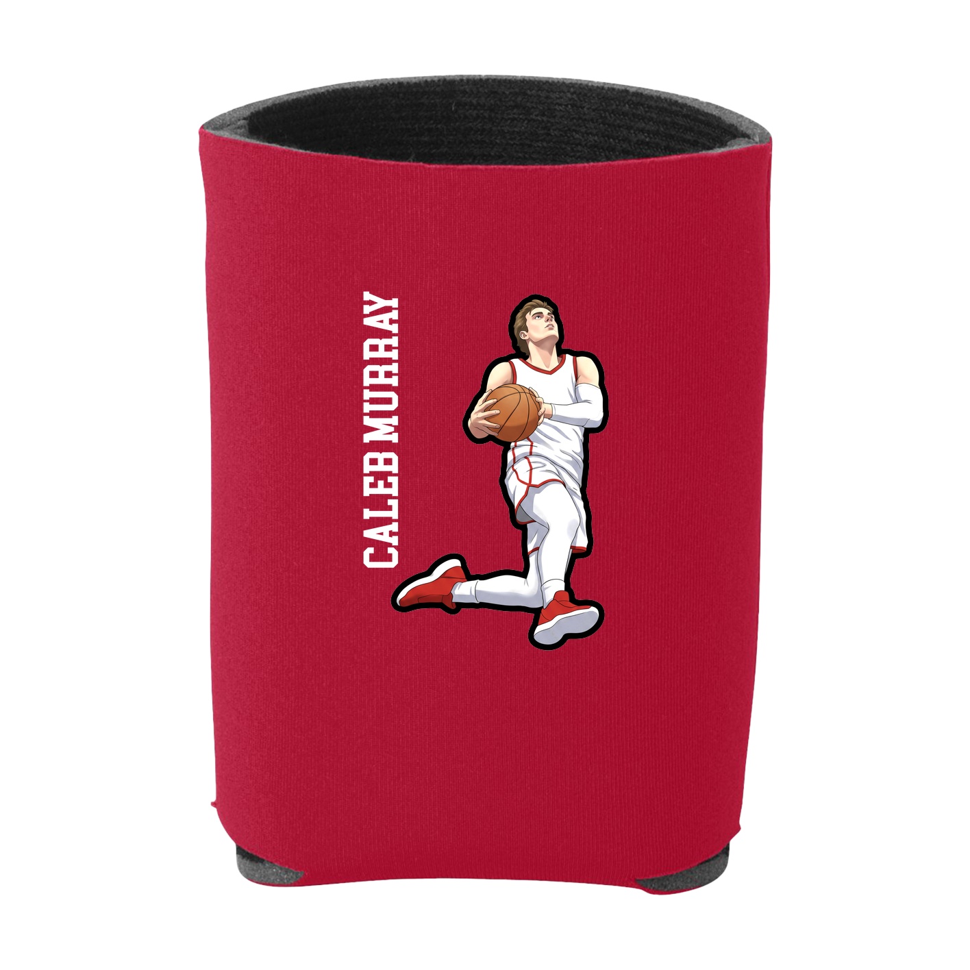 Can Holder — Name Vertical in Red