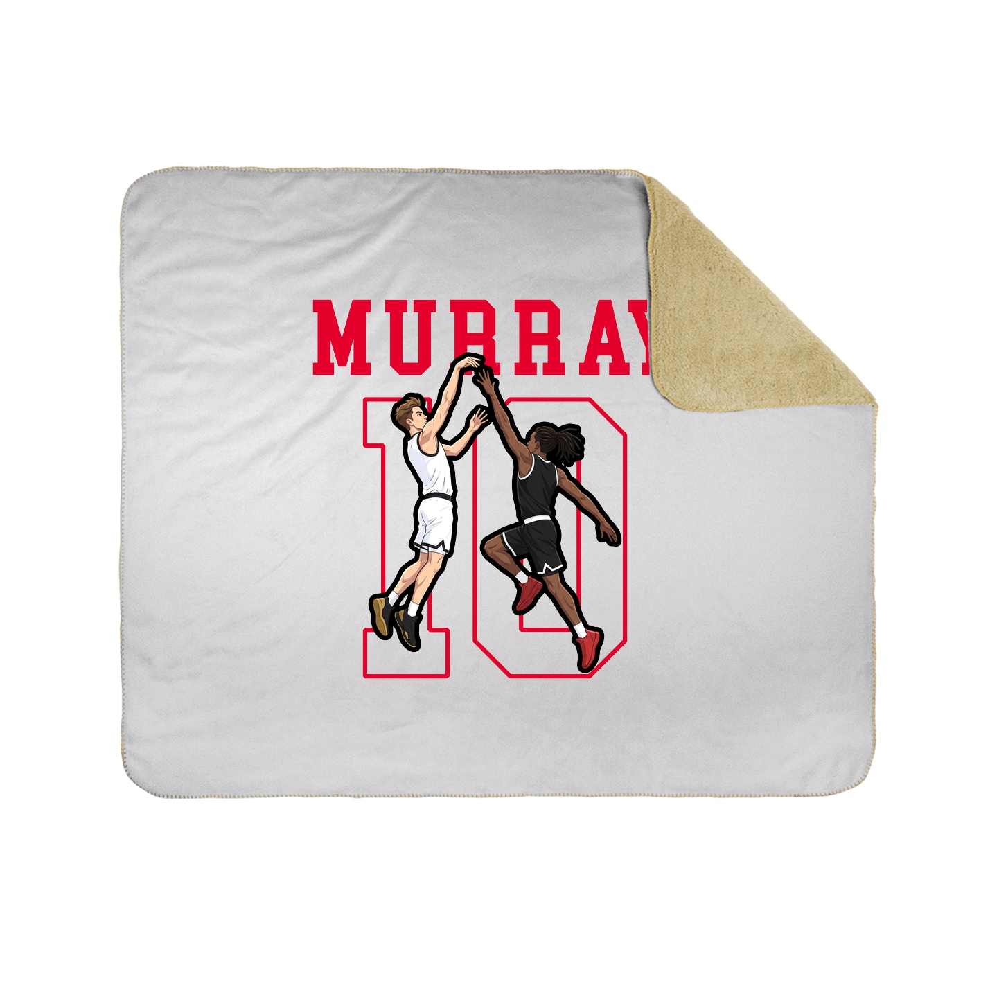 50x60 Sherpa Lined Throw Blanket