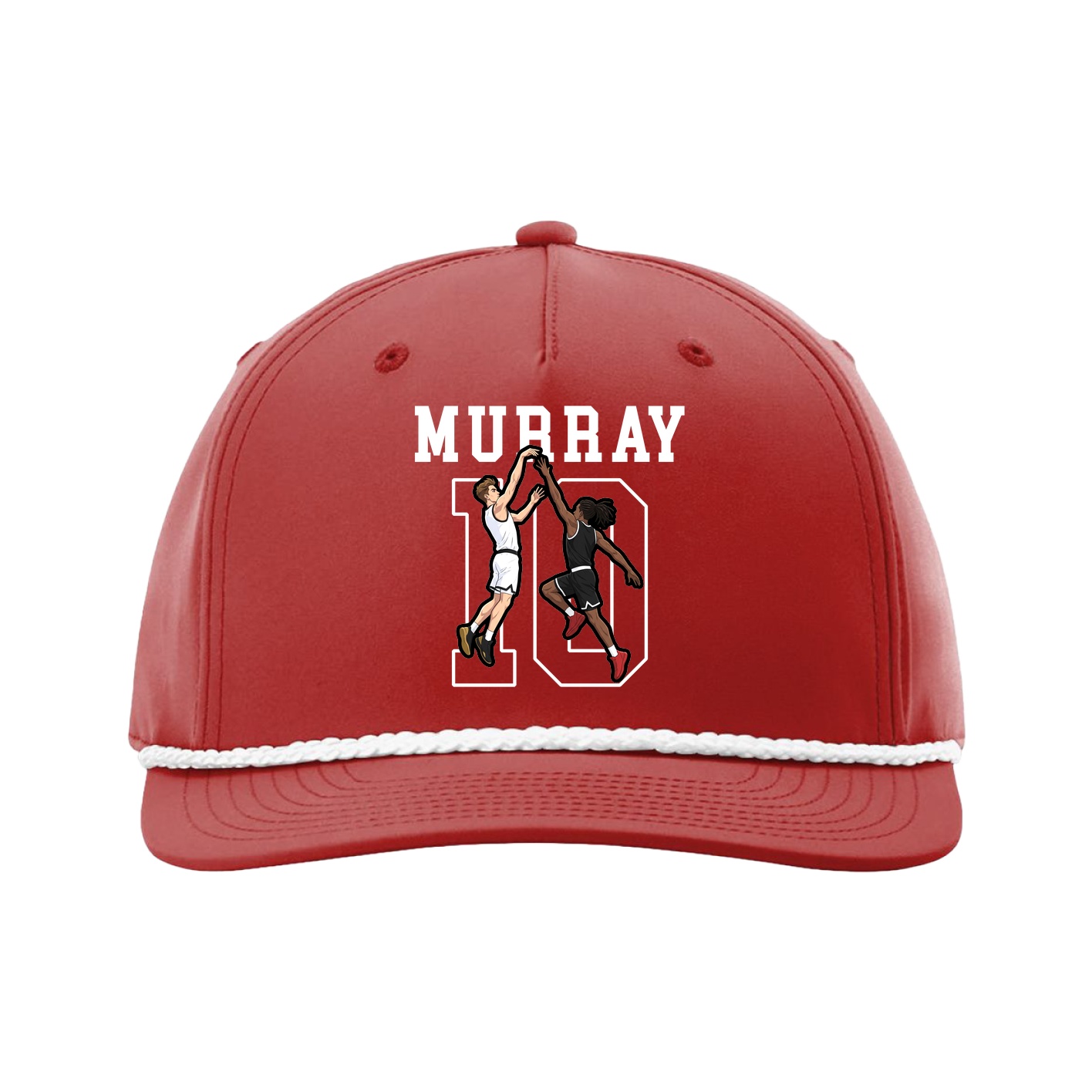 Five-Panel Classic Rope Cap — Shirsey in Red