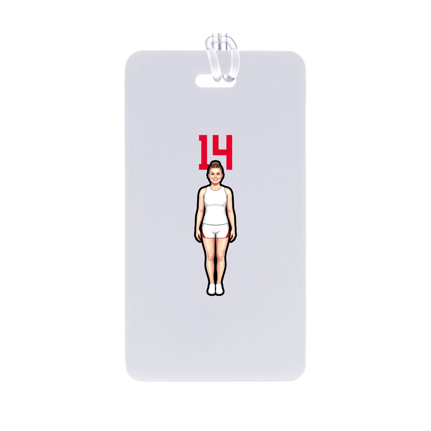 Bag Tag — Number Top in Classic