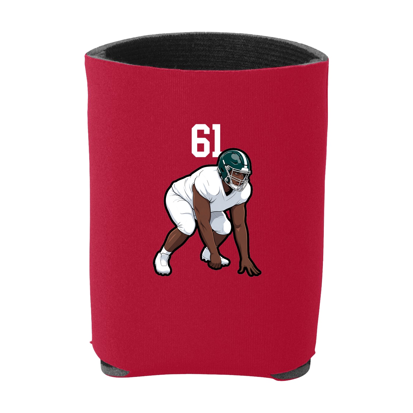 Can Holder — Number Top in Red