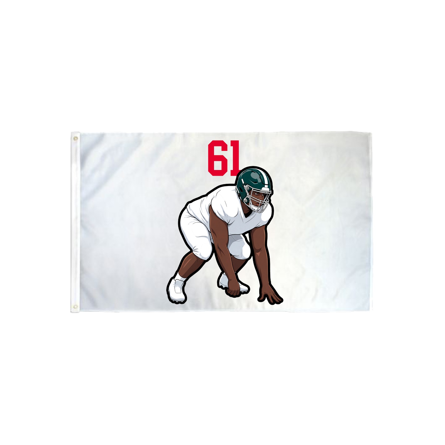 3x5 Flag — Number Top in Classic