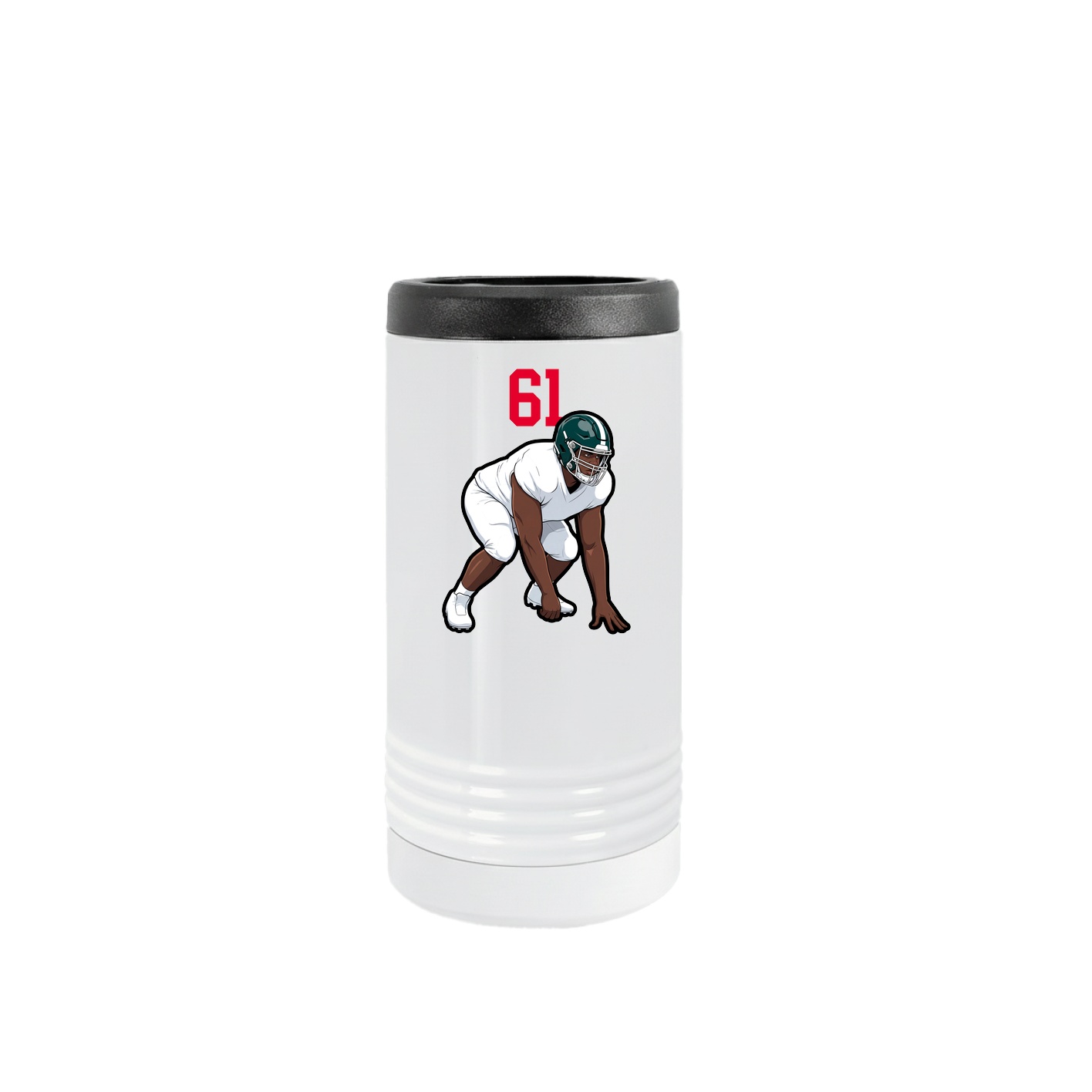 Slim Beverage Holder — Number Top in White