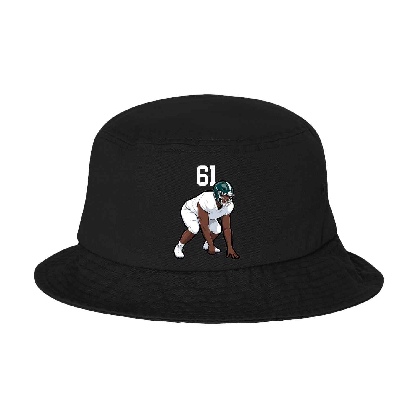 Bucket Cap — Number Top in Black