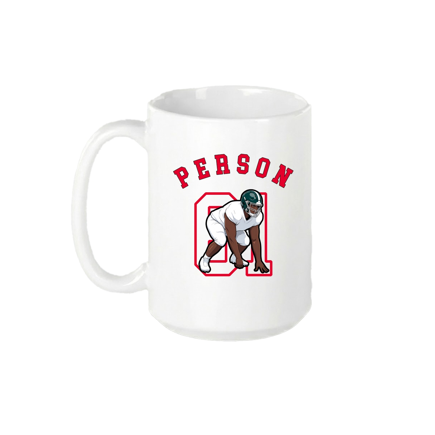 15oz Coffee Mug — Shirsey Arch in White