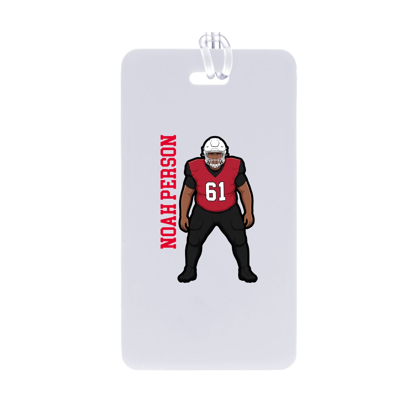 Bag Tag — Name Vertical in Classic