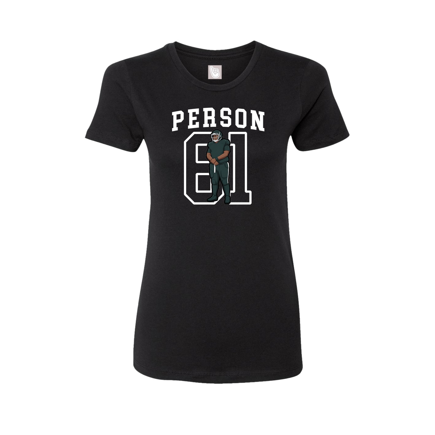 Fitted Women's Tee — Shirsey in Black