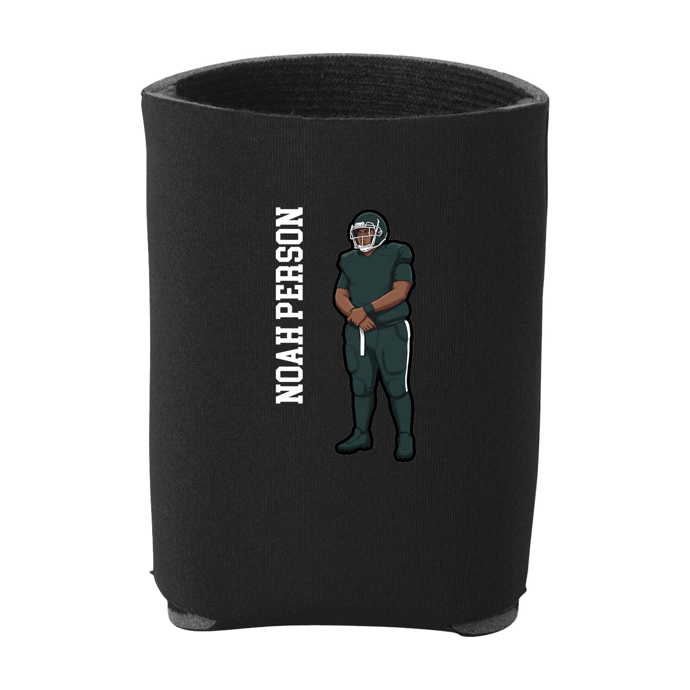 Can Holder — Name Vertical in Black