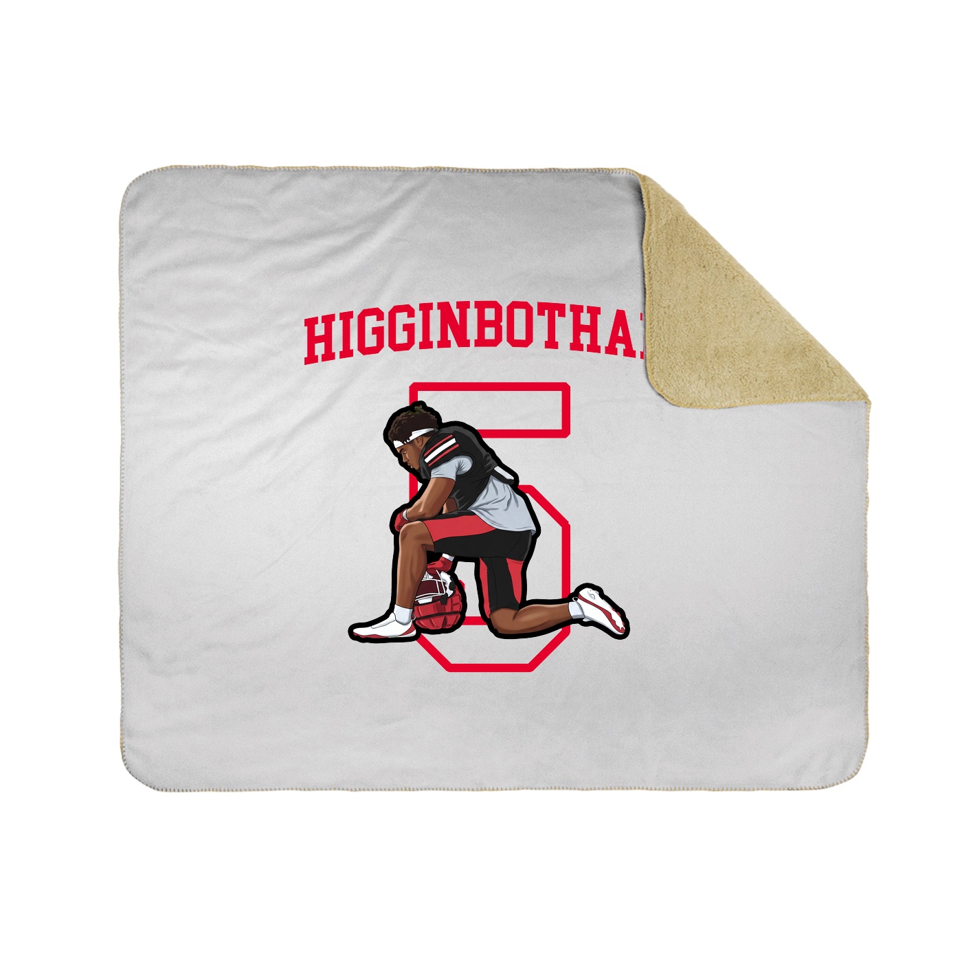 50x60 Sherpa Lined Throw Blanket