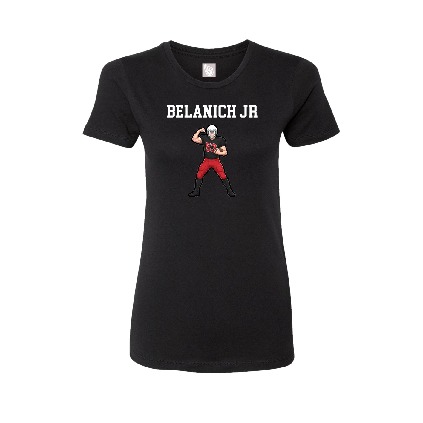 Fitted Women's Tee — Shirsey in Black
