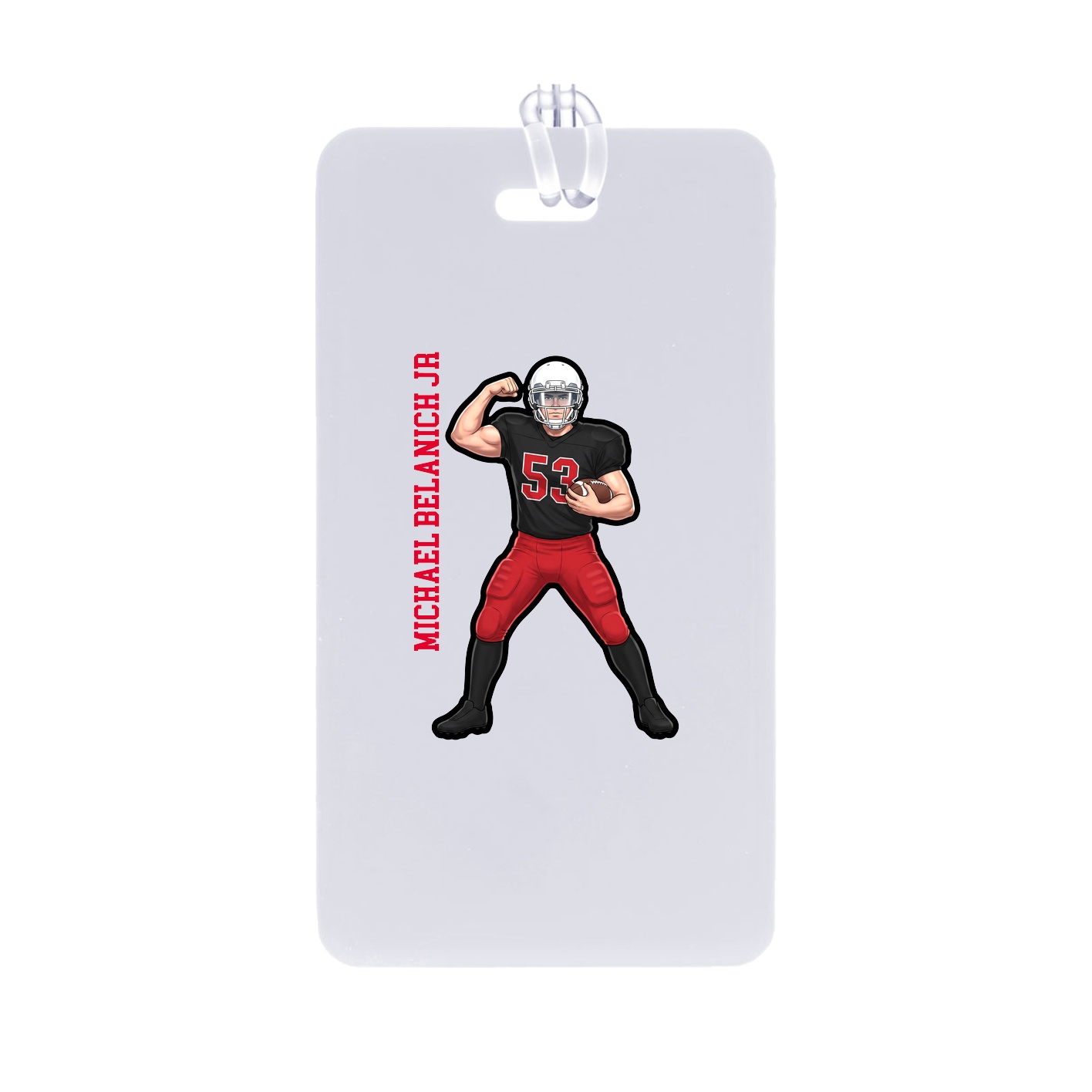 Bag Tag — Name Vertical in Classic