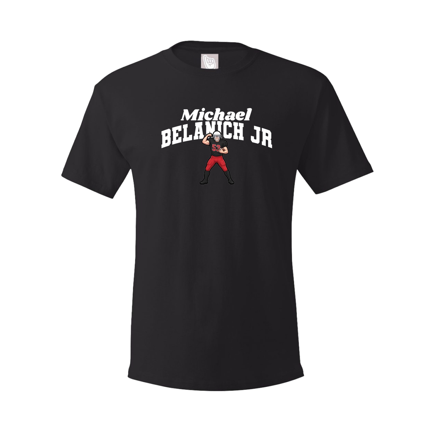 Youth Tee — Signature Arch in Black