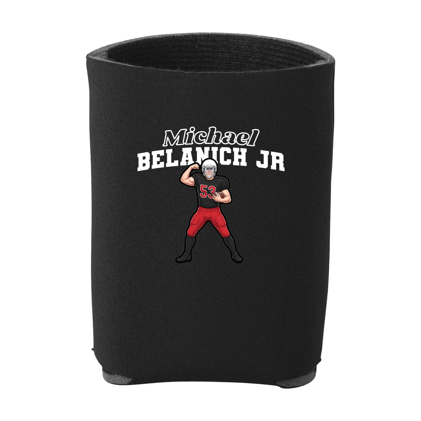 Can Holder — Name Arch in Black