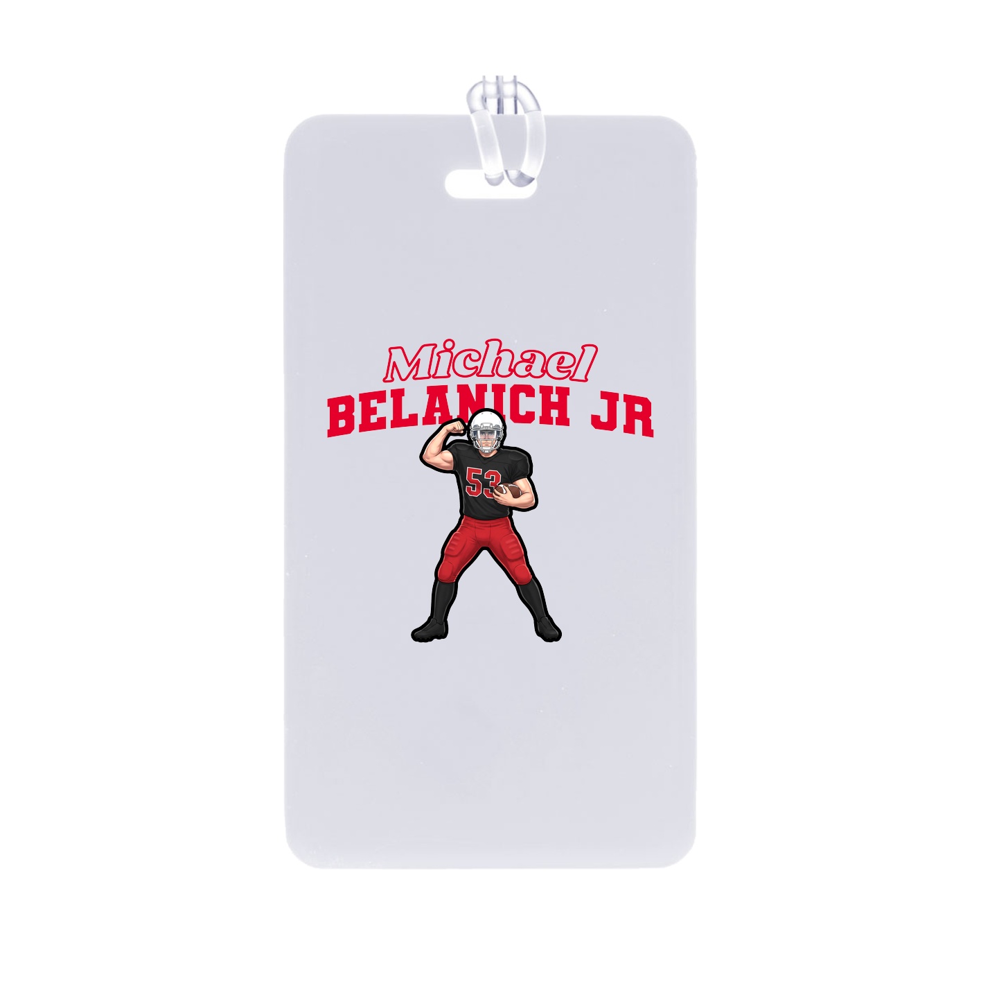Bag Tag — Name Arch in Classic