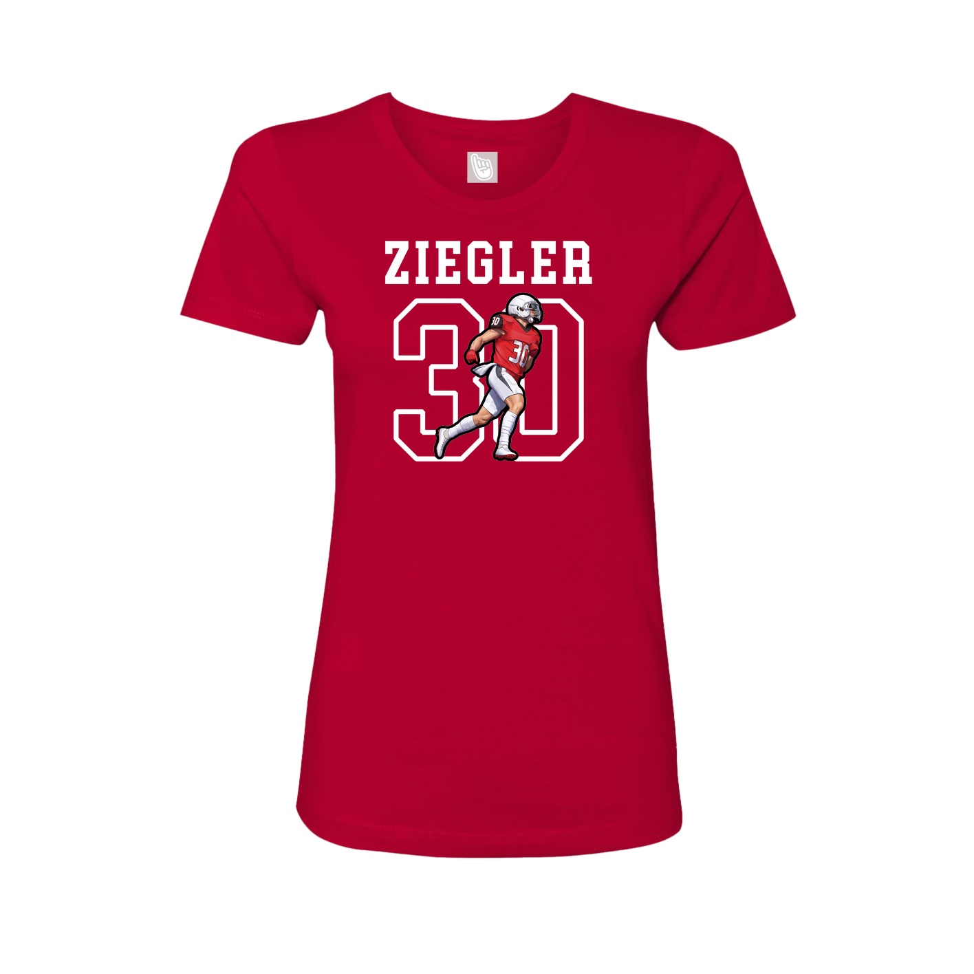 Fitted Women's Tee — Shirsey in Red