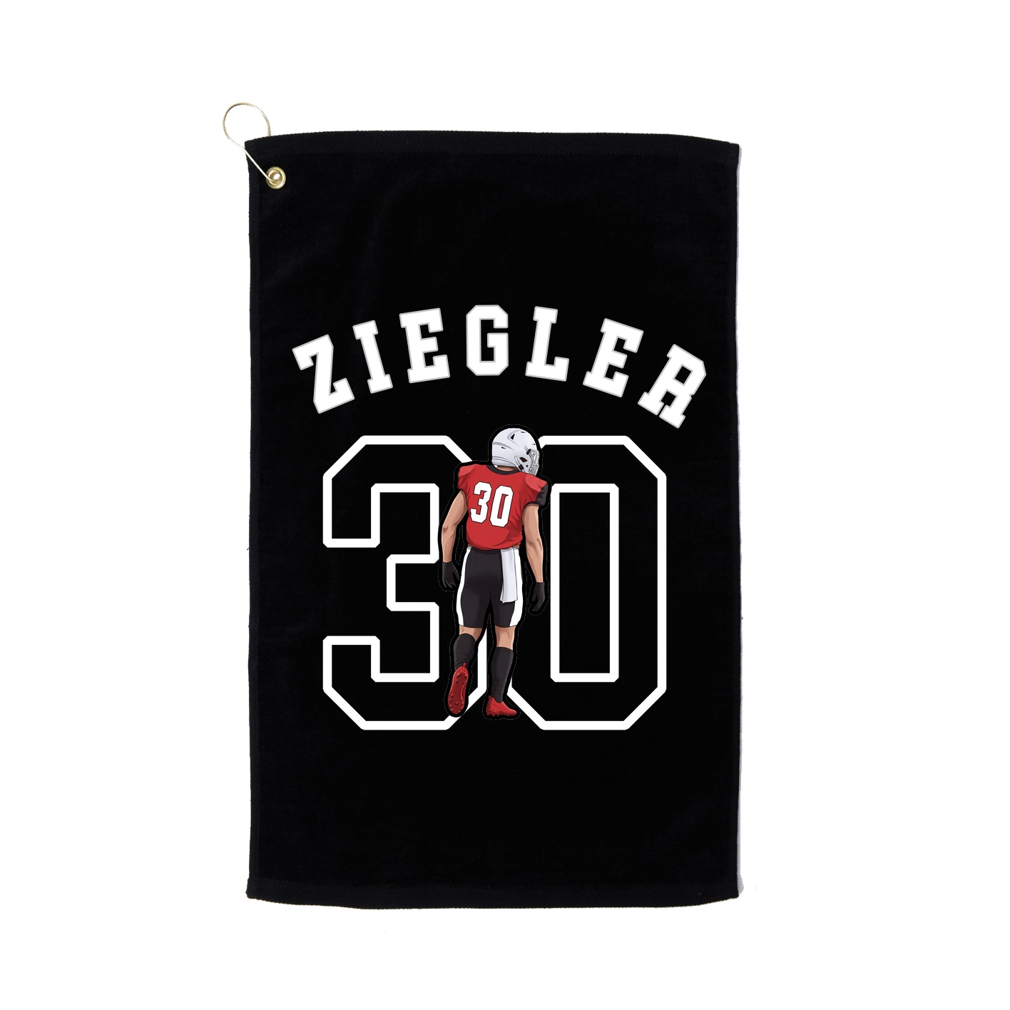 Golf Towel — Shirsey Arch in Black