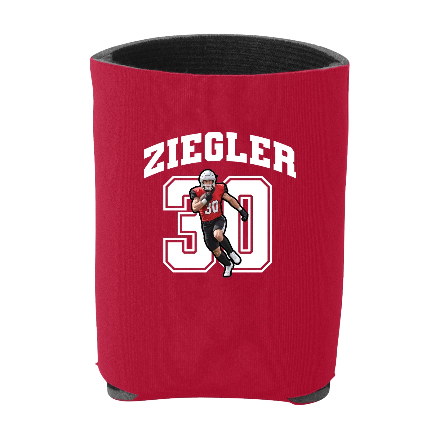 Can Holder — Number in Red
