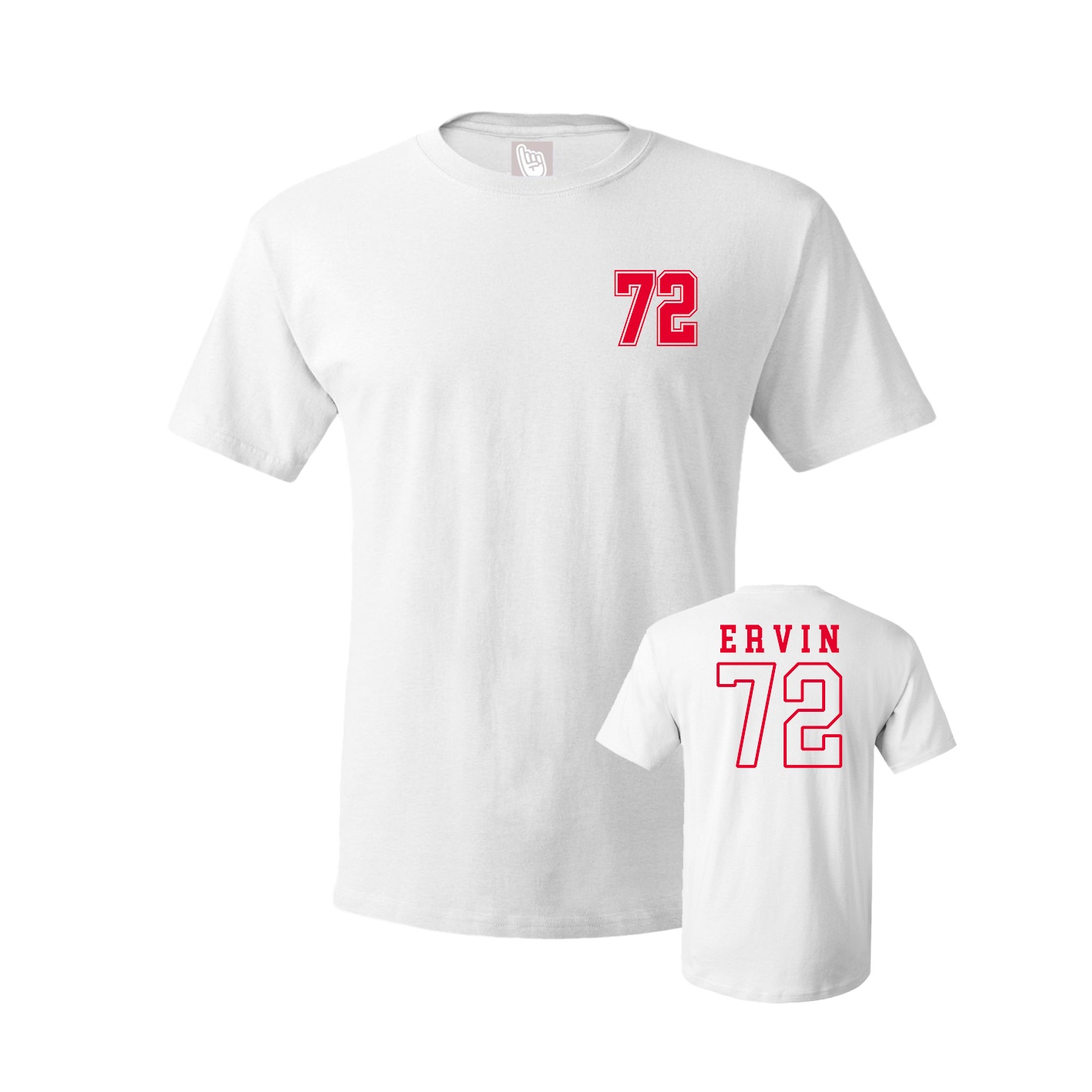 Tee — Chest Back in White