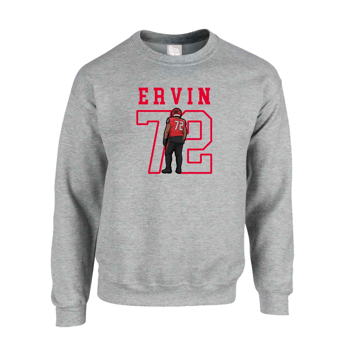 Fleece Crew — Shirsey in Grey