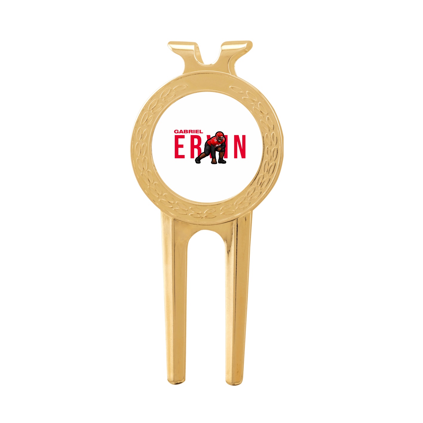 Divot Tool with Ball Marker — Player Name in Classic