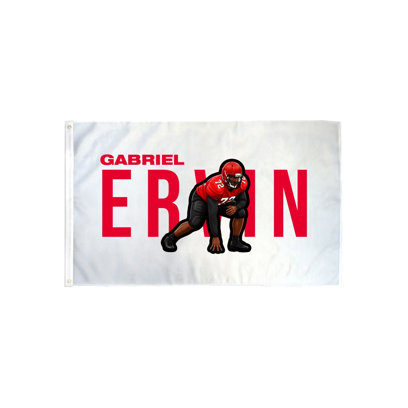 3x5 Flag — Player Name in Classic