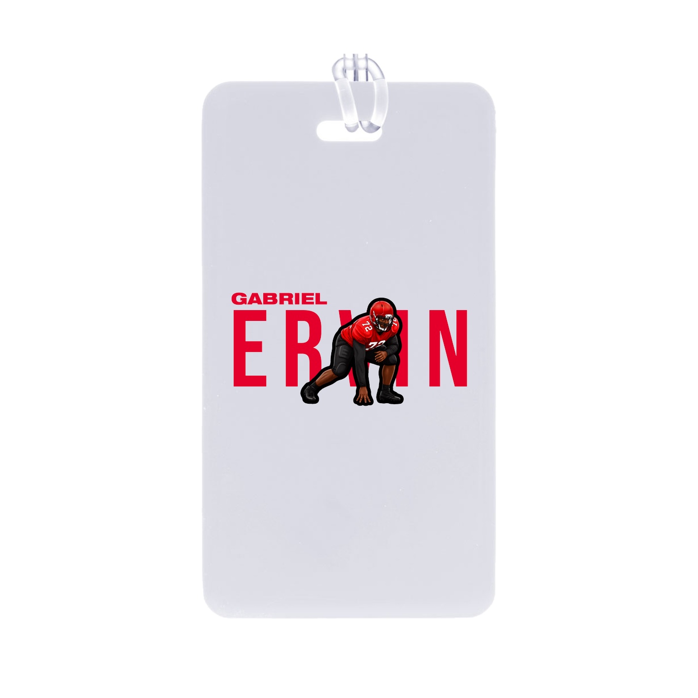 Bag Tag — Player Name in Classic