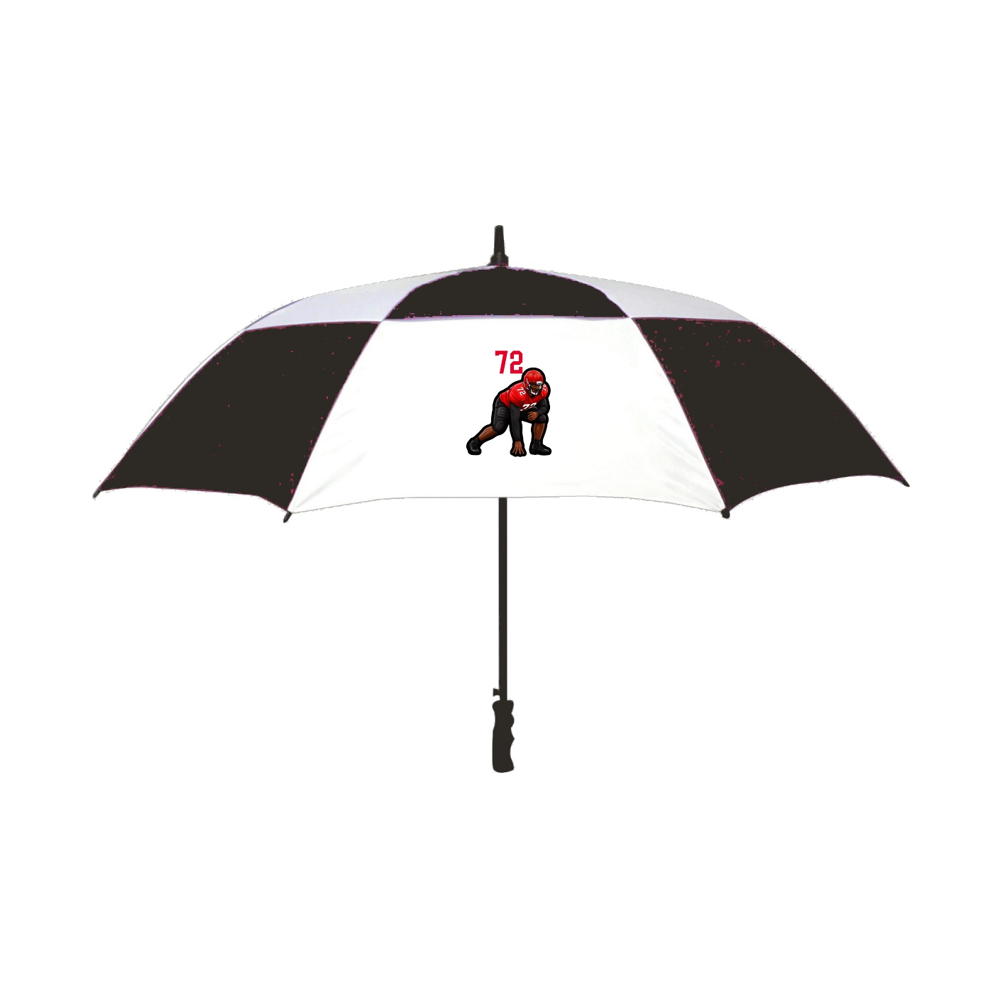 Golf Umbrella — Number Top in Black