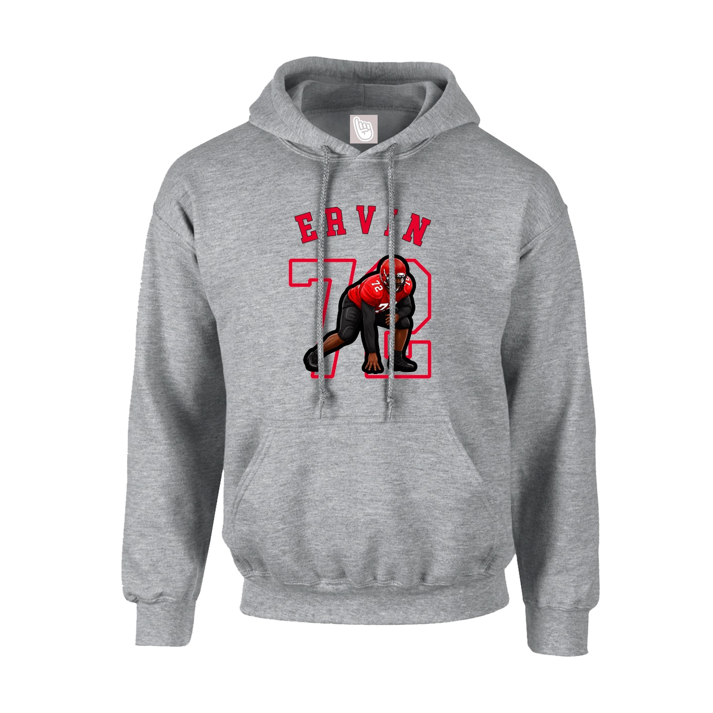 Youth Hoodie — Shirsey Arch in Grey