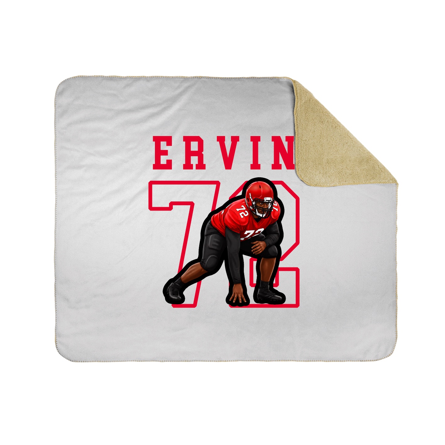 Throw Blanket — Shirsey in White