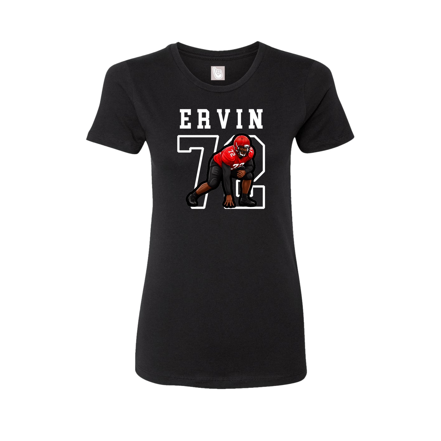 Fitted Women's Tee — Shirsey in Black