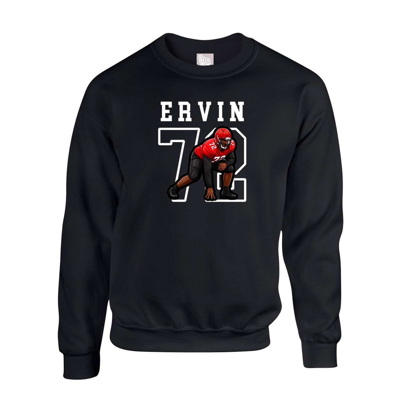Fleece Crew — Shirsey in Black