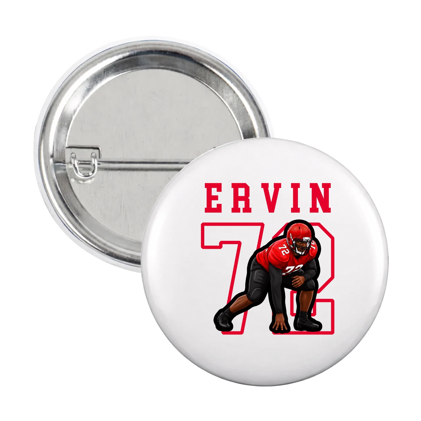 Game Day Button — Shirsey in White
