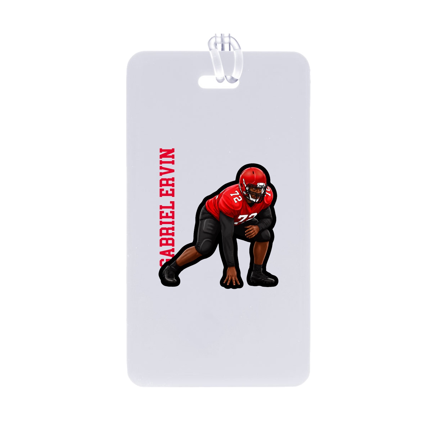Bag Tag — Name Vertical in Classic