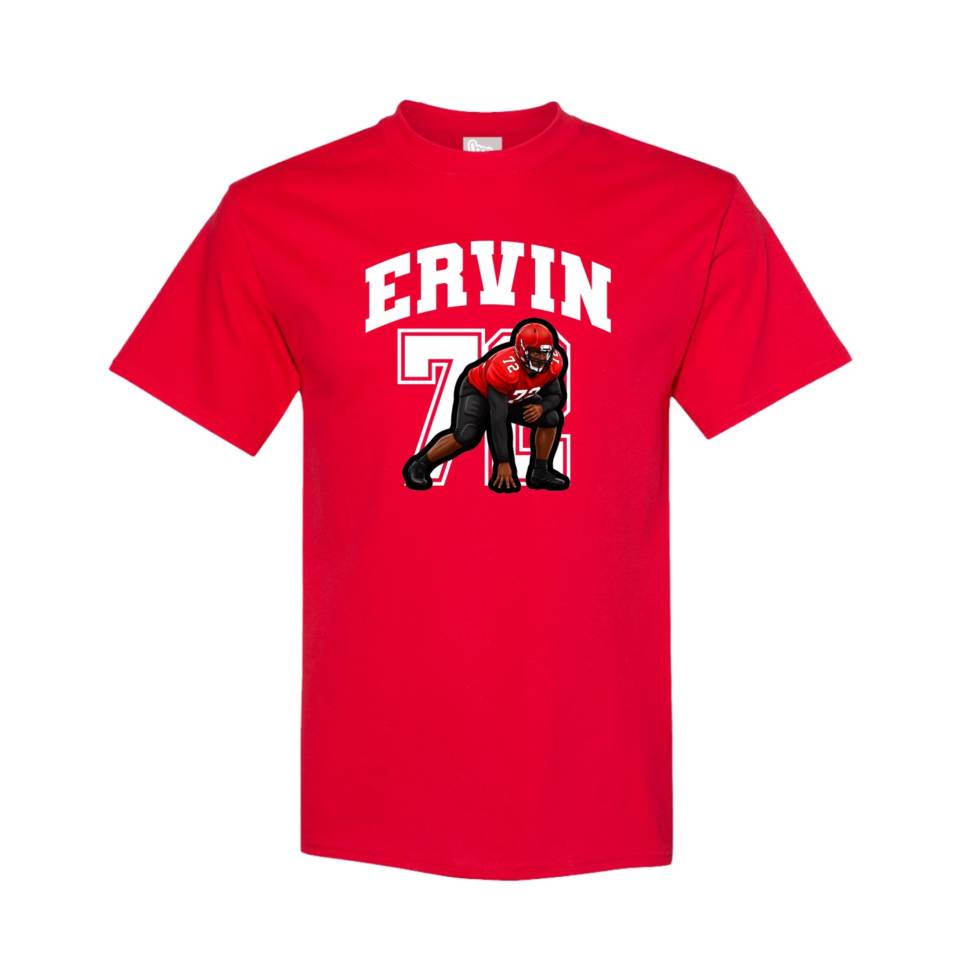 Tee — Number in Red