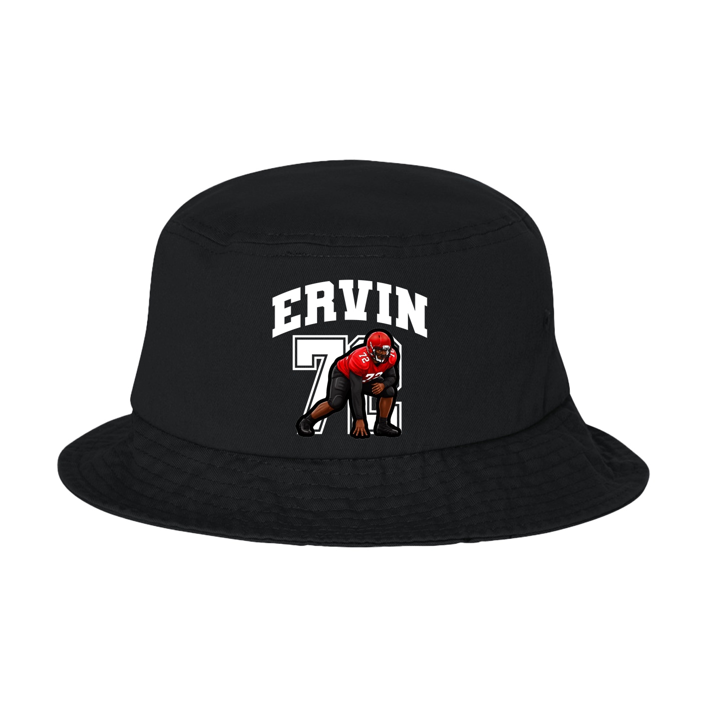 Bucket Cap — Number in Black