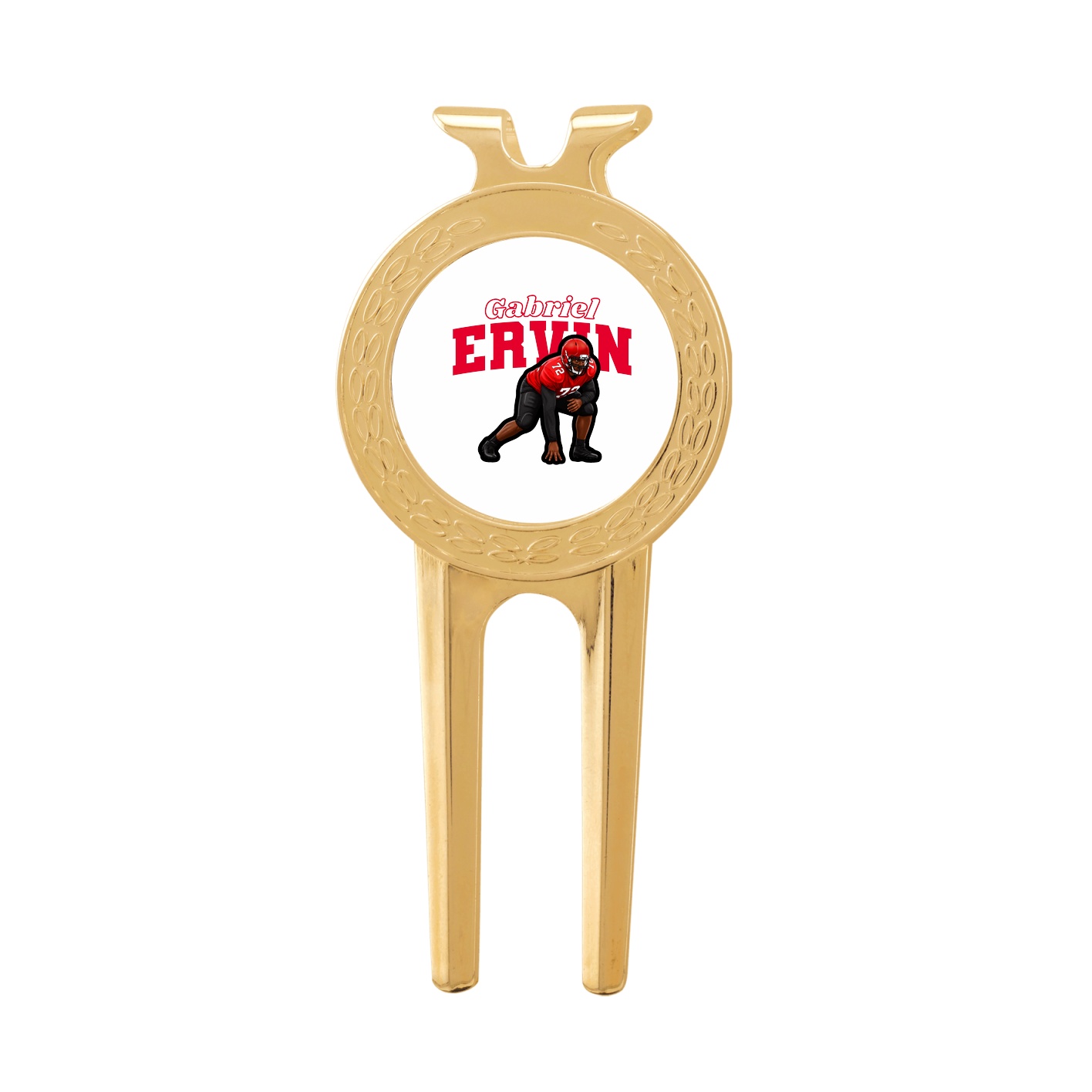 Divot Tool with Ball Marker — Name Arch in Classic