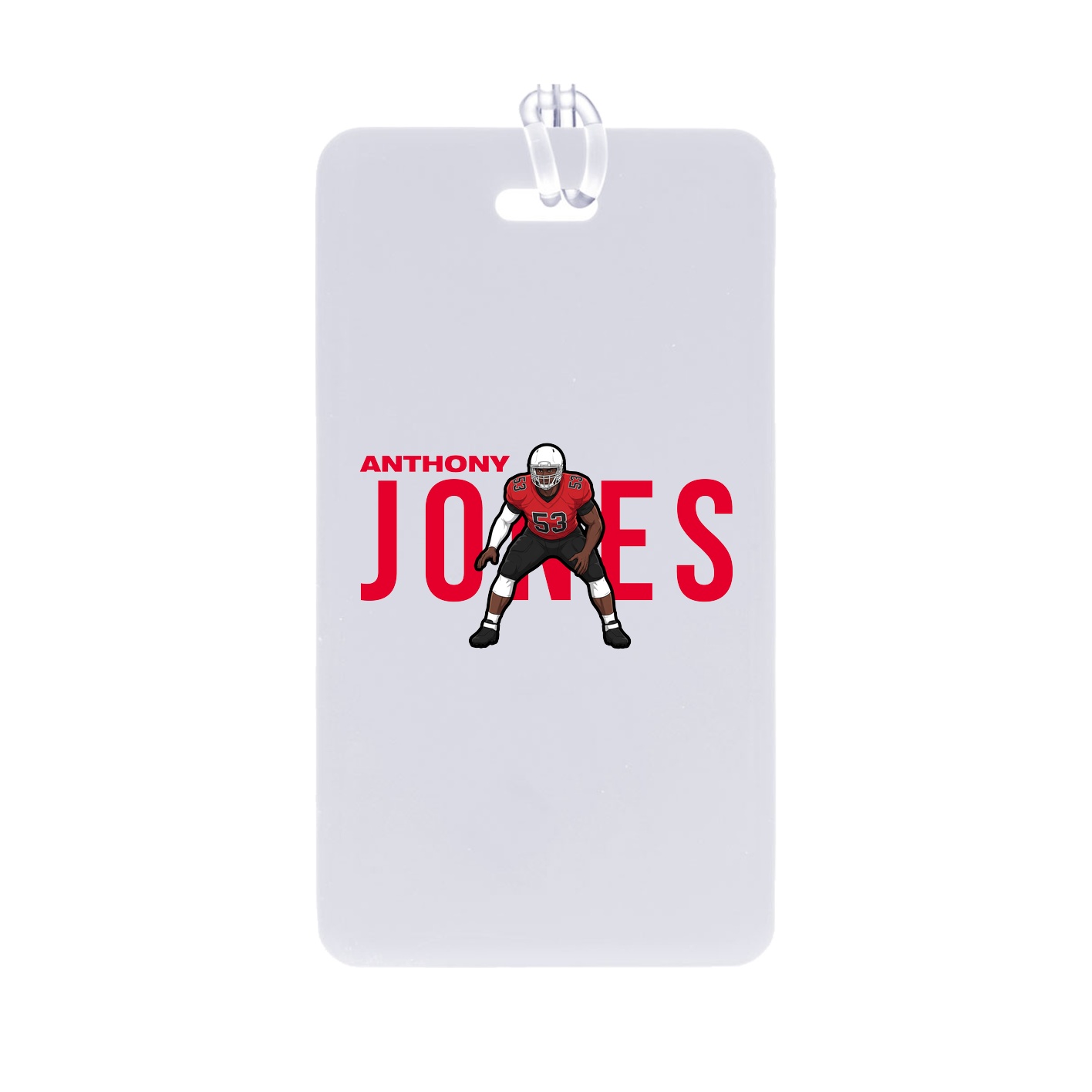 Bag Tag — Player Name in Classic