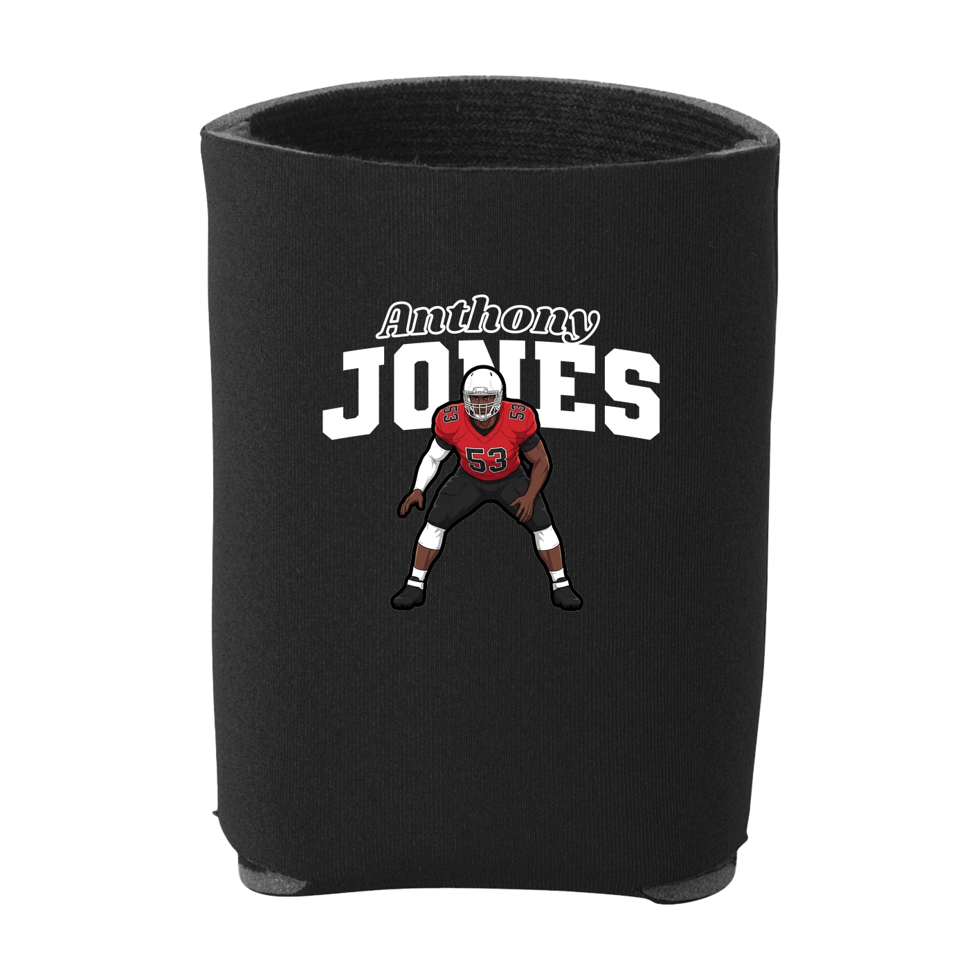 Can Holder — Name Arch in Black
