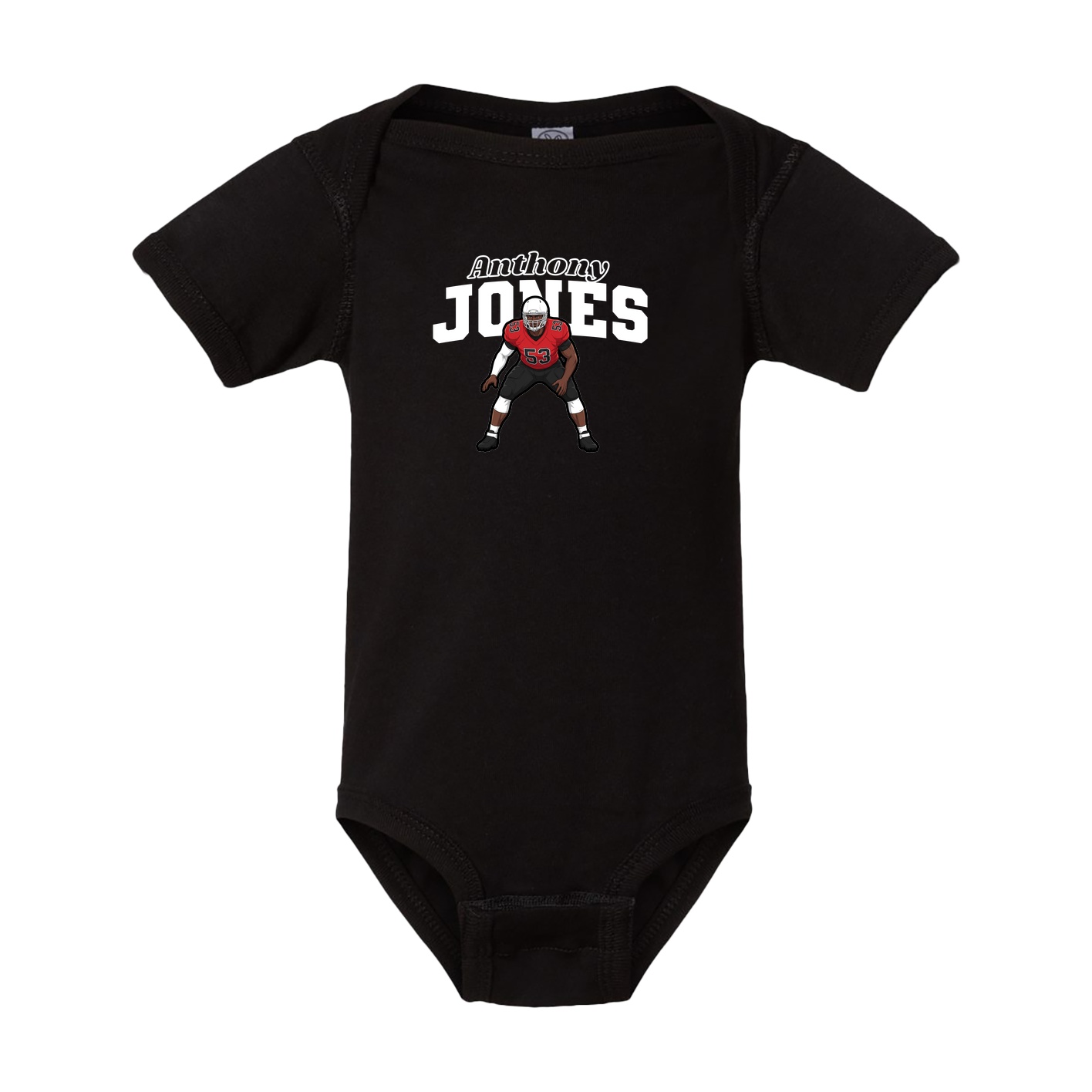 Baby Onesie — Name Arch in Black
