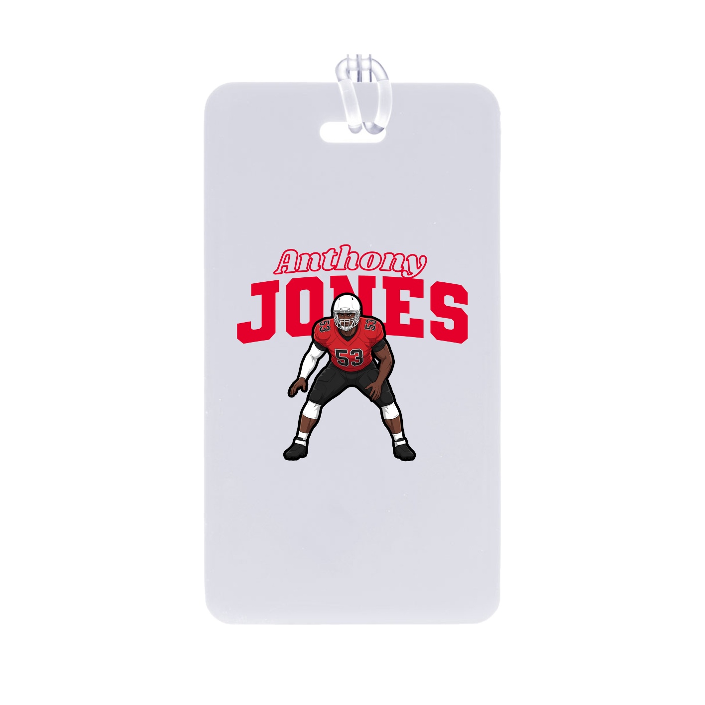 Bag Tag — Name Arch in Classic