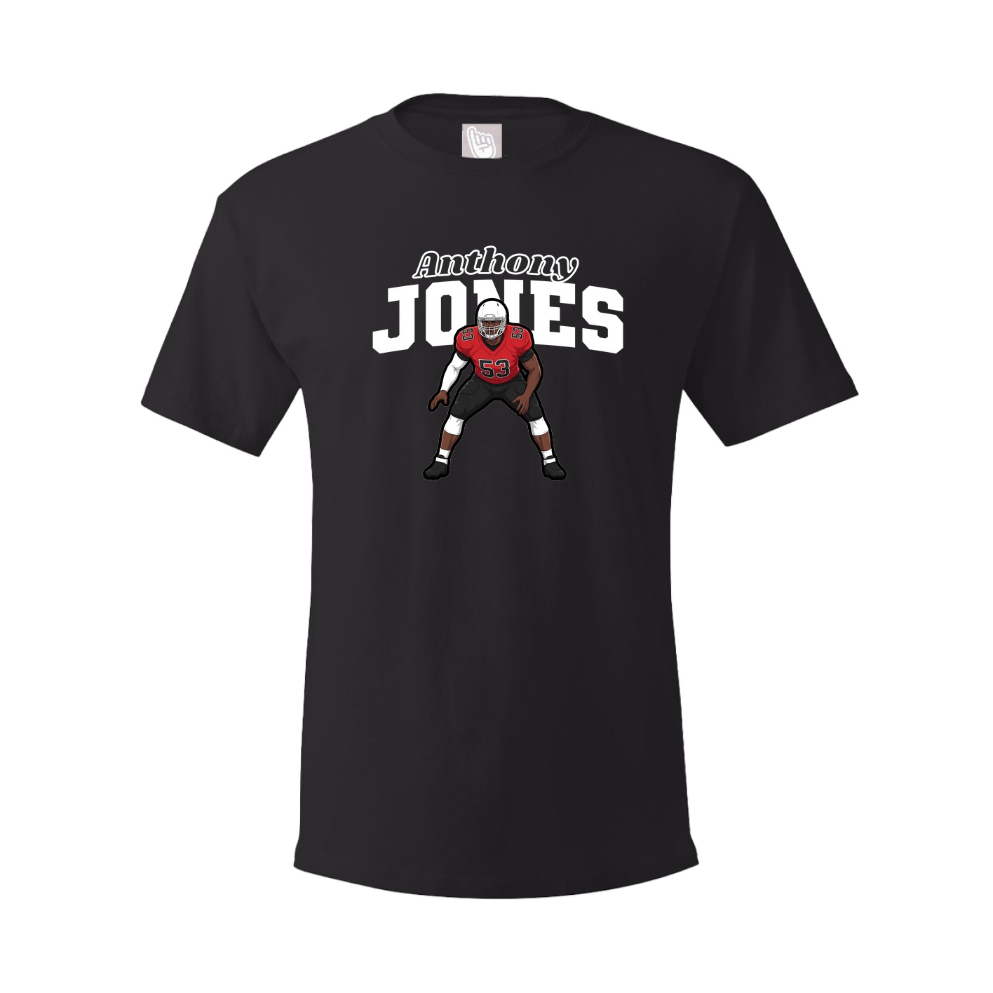 Youth Tee — Name Arch in Black