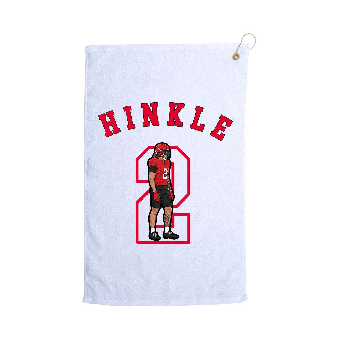 Golf Towel — Shirsey Arch in White