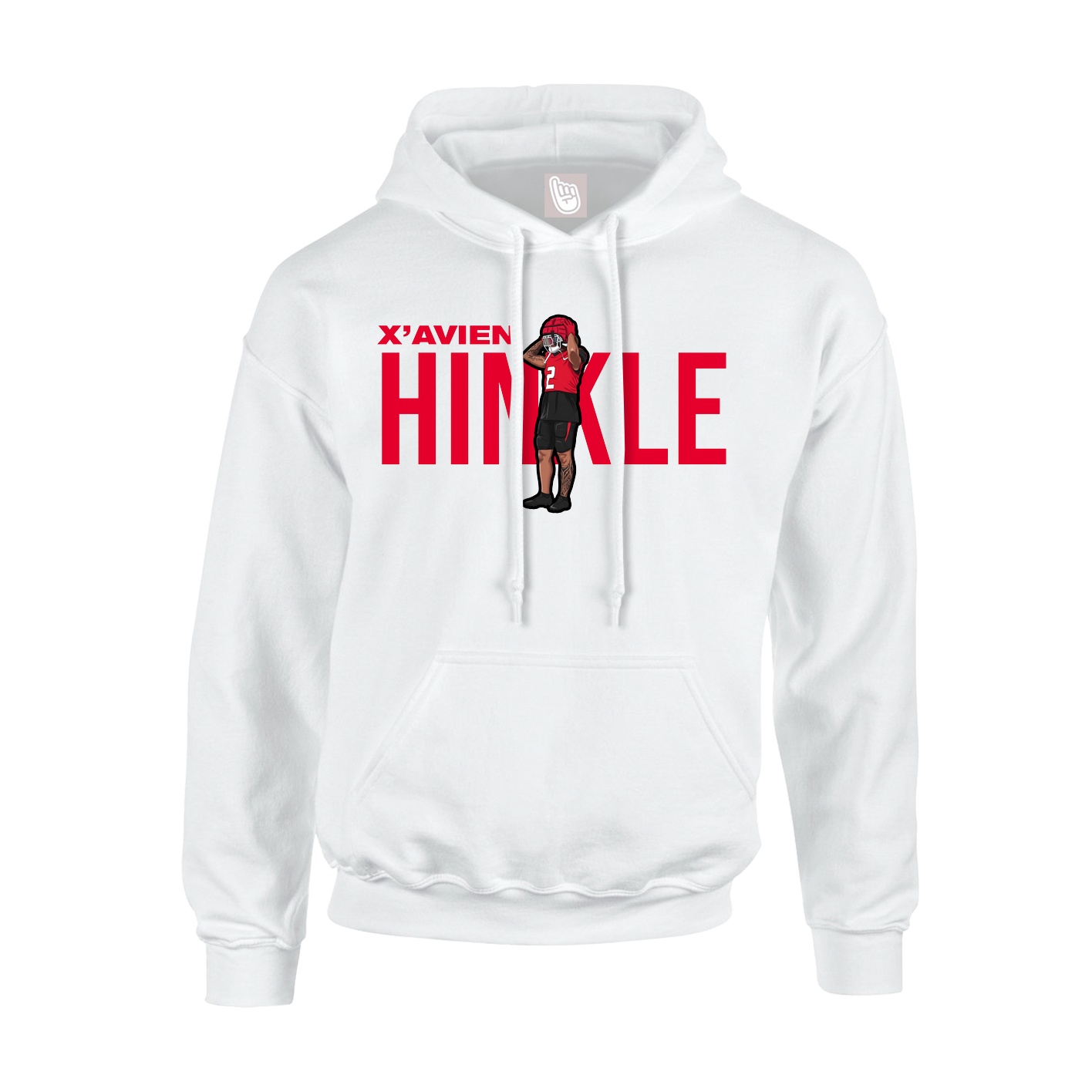 Hoodie — Player Name in White