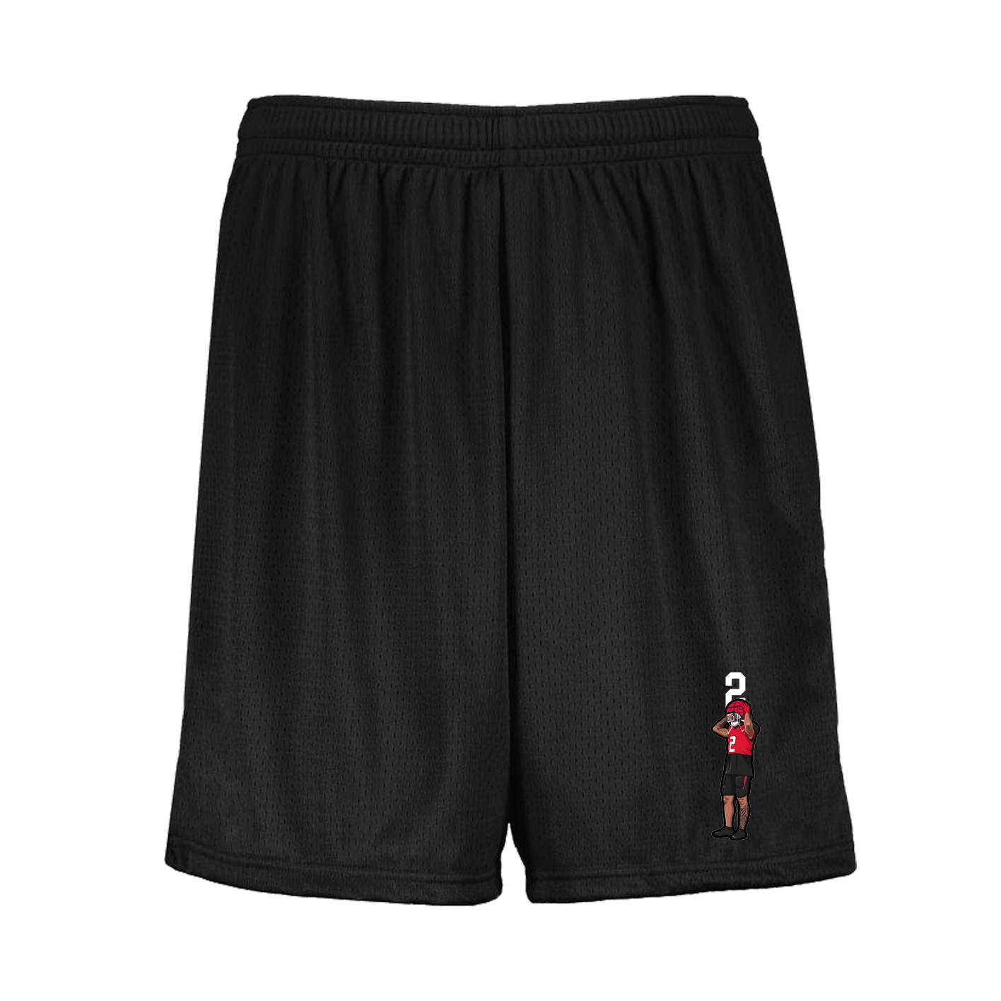 Shorts — Number Top in Black