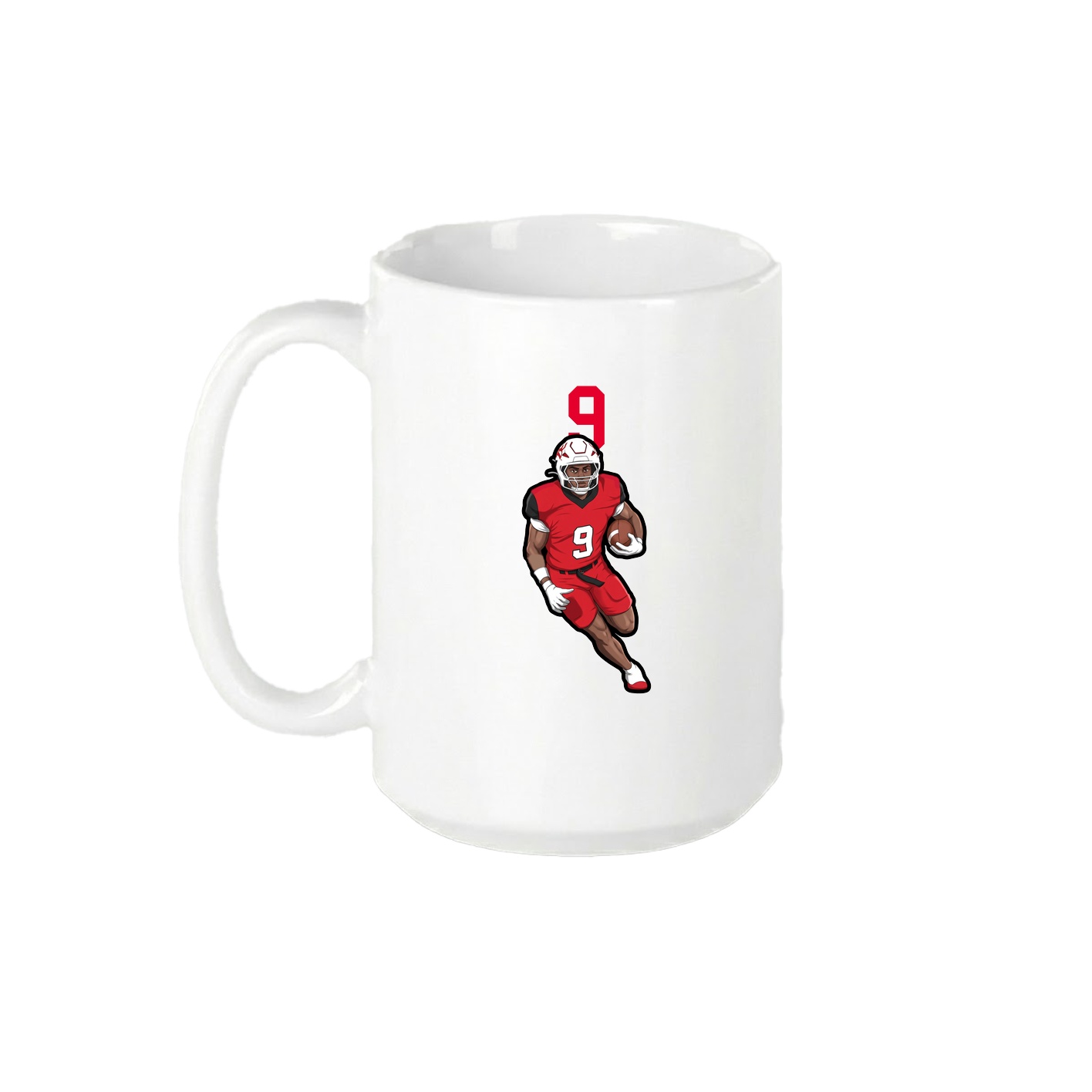 15oz Coffee Mug — Number Top in White