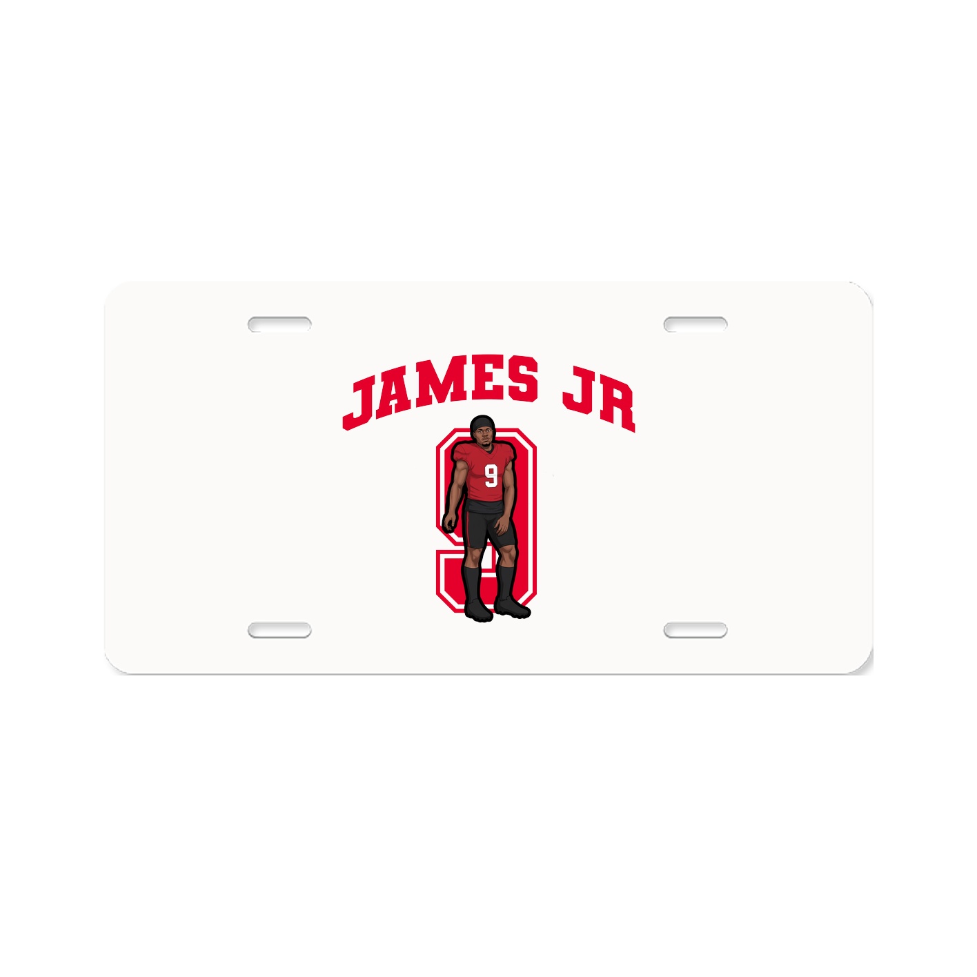 License Plate — Number in Classic
