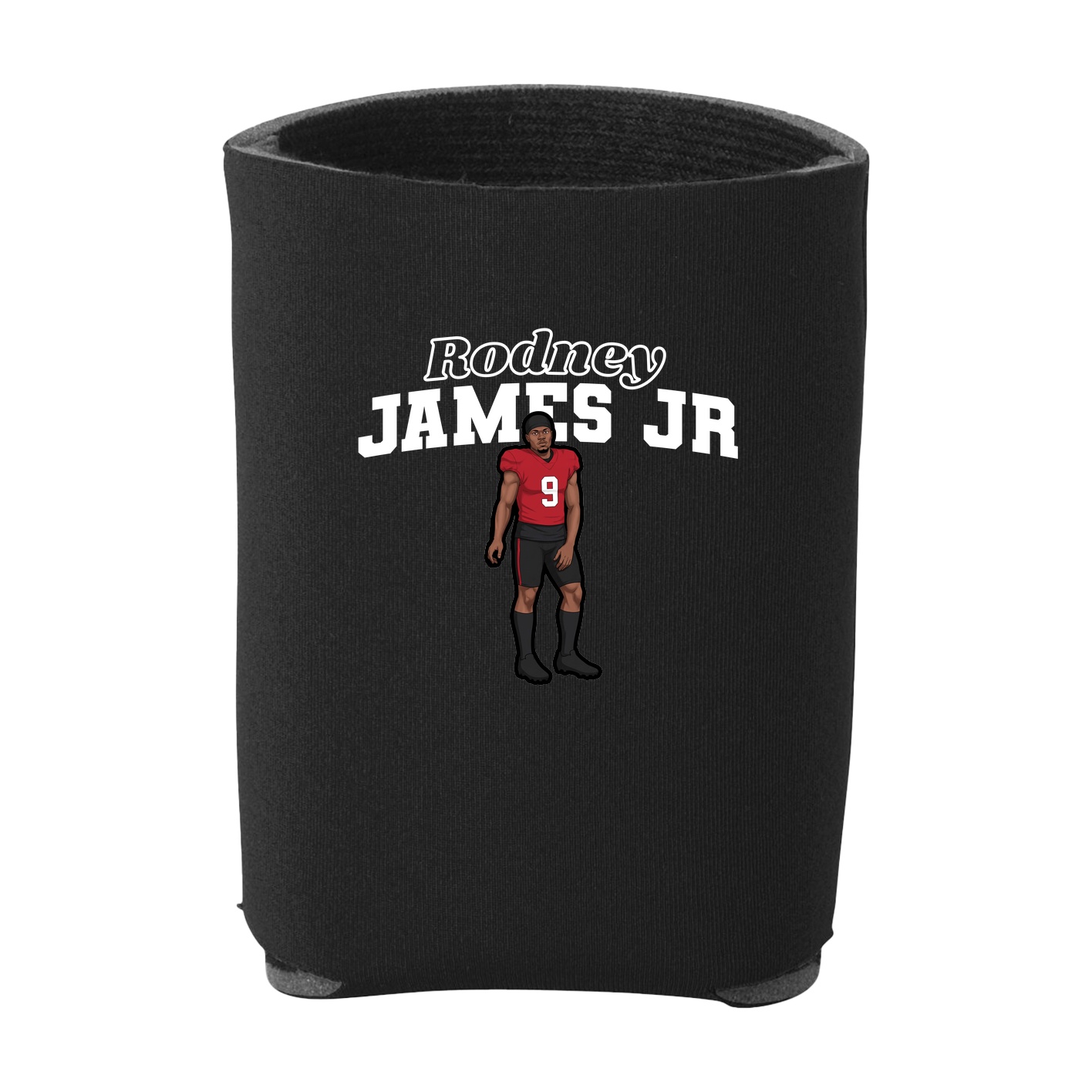 Can Holder — Name Arch in Black