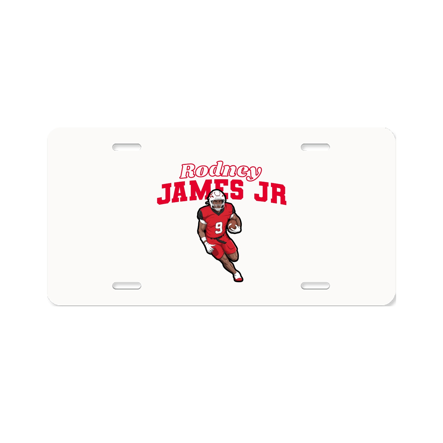 License Plate — Name Arch in Classic