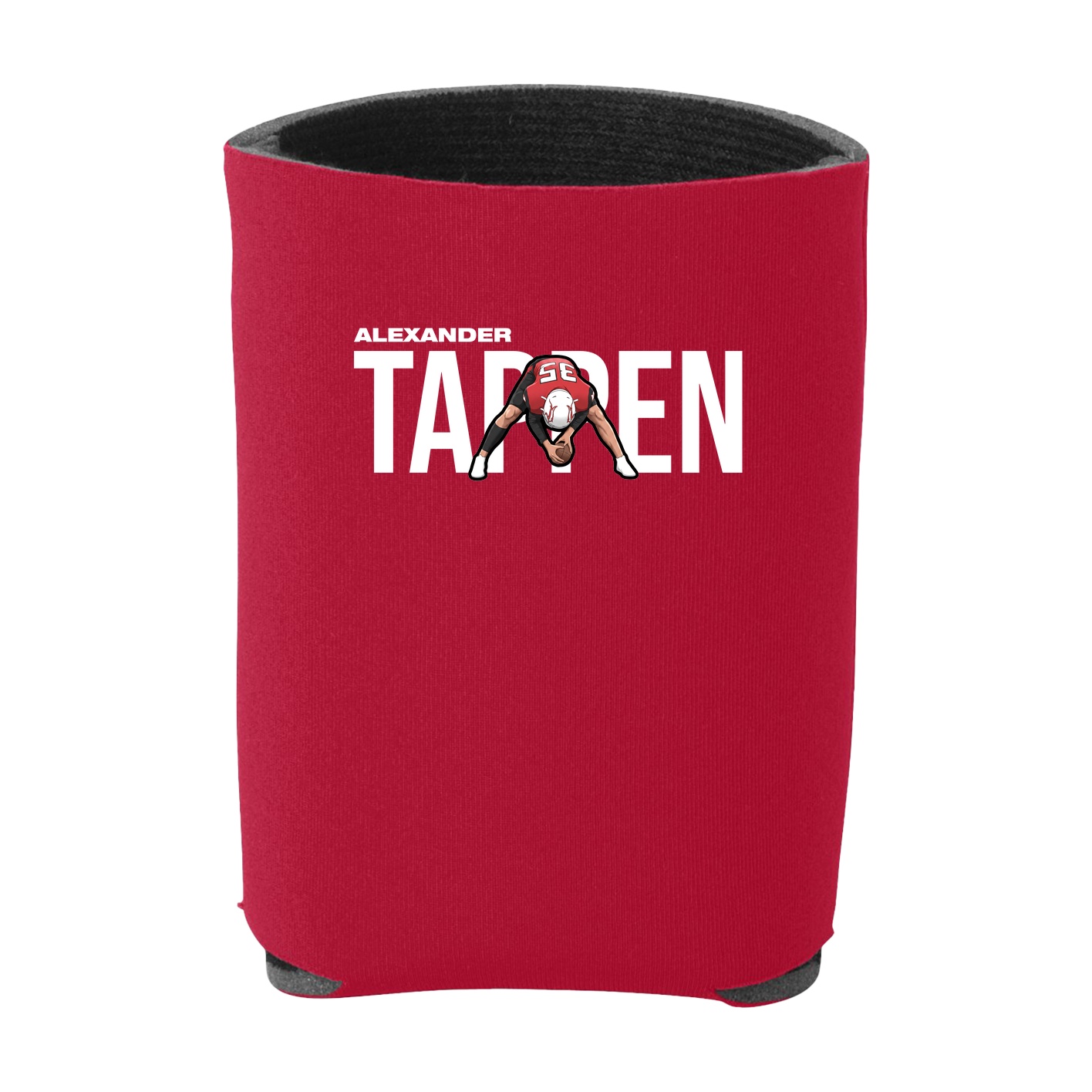 Can Holder — Player Name in Red