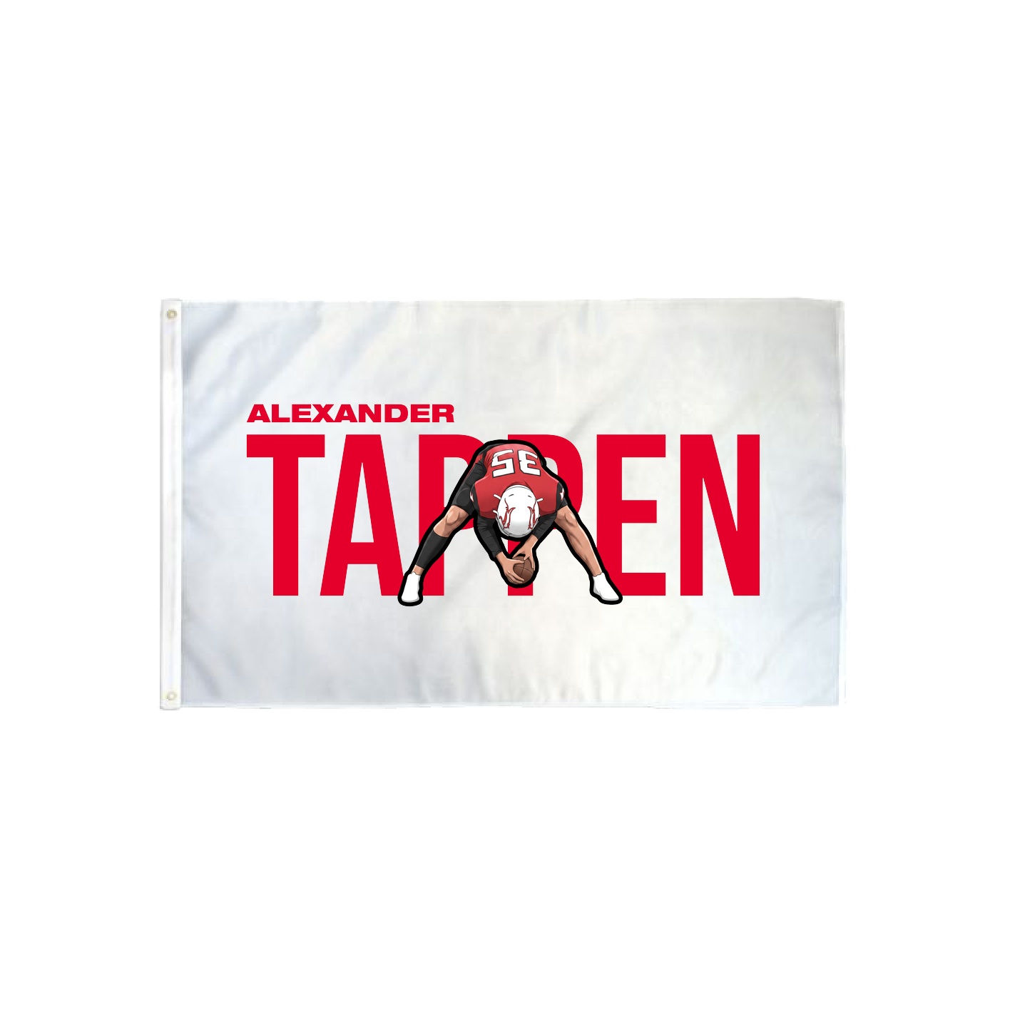 3x5 Flag — Player Name in Classic